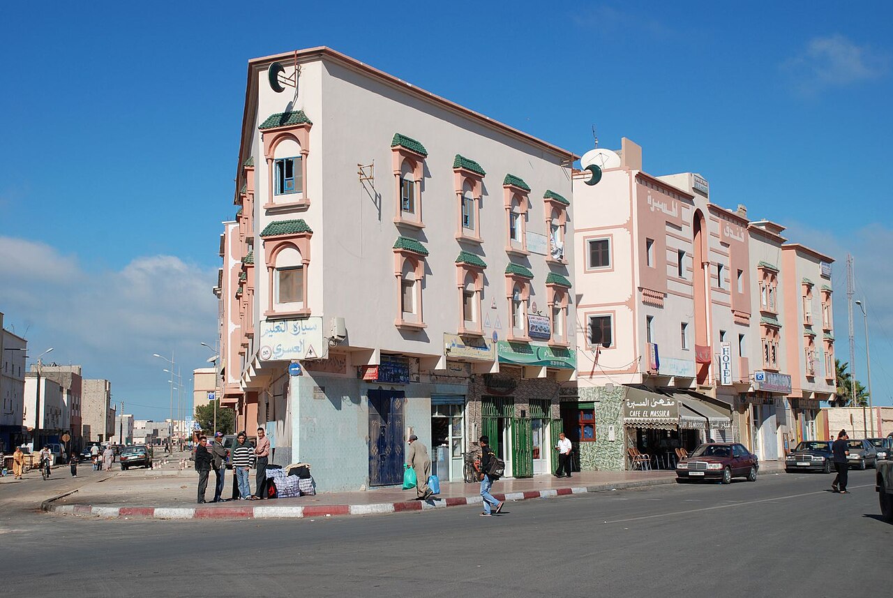 Town center of Dakhla, Western Sahara