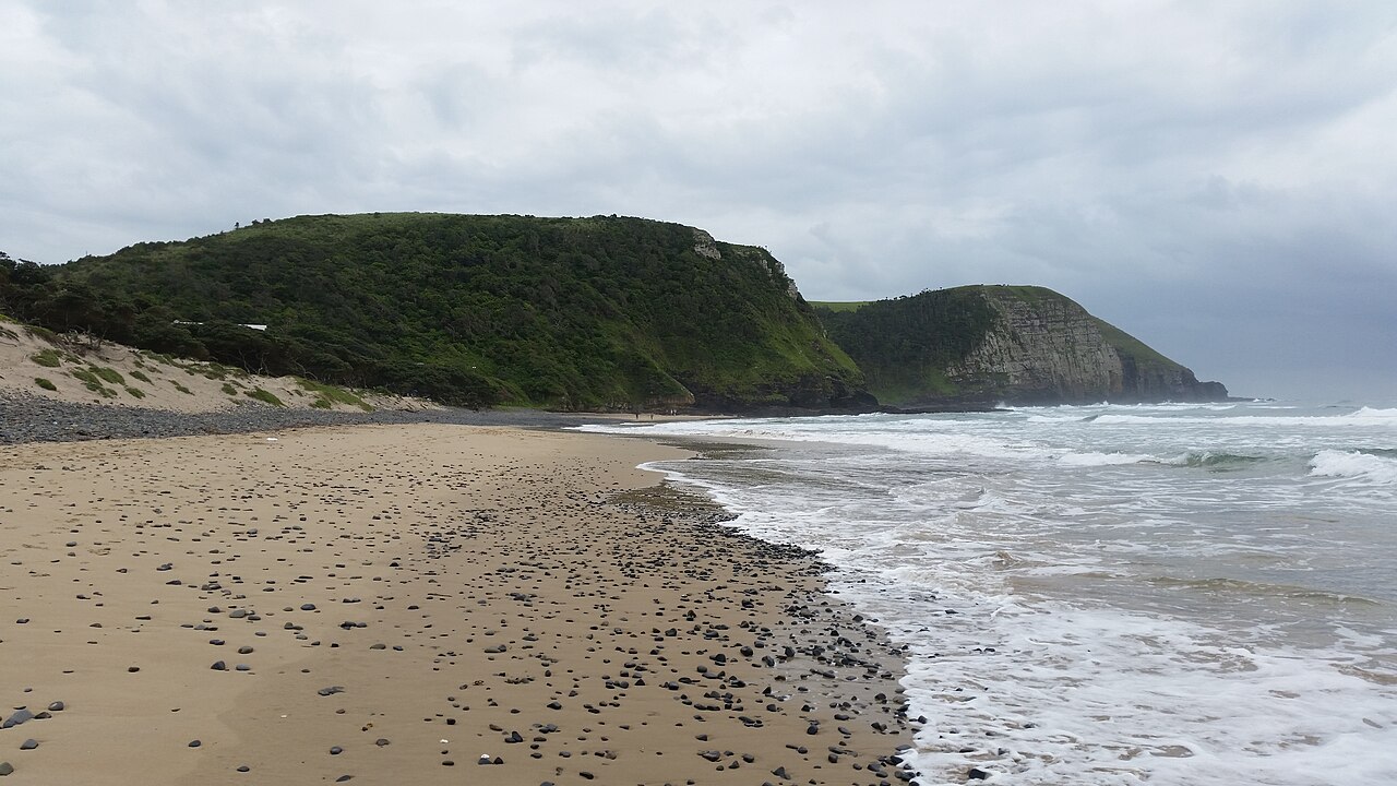 Coastal landscape near Coffee Bay, Wild Coast