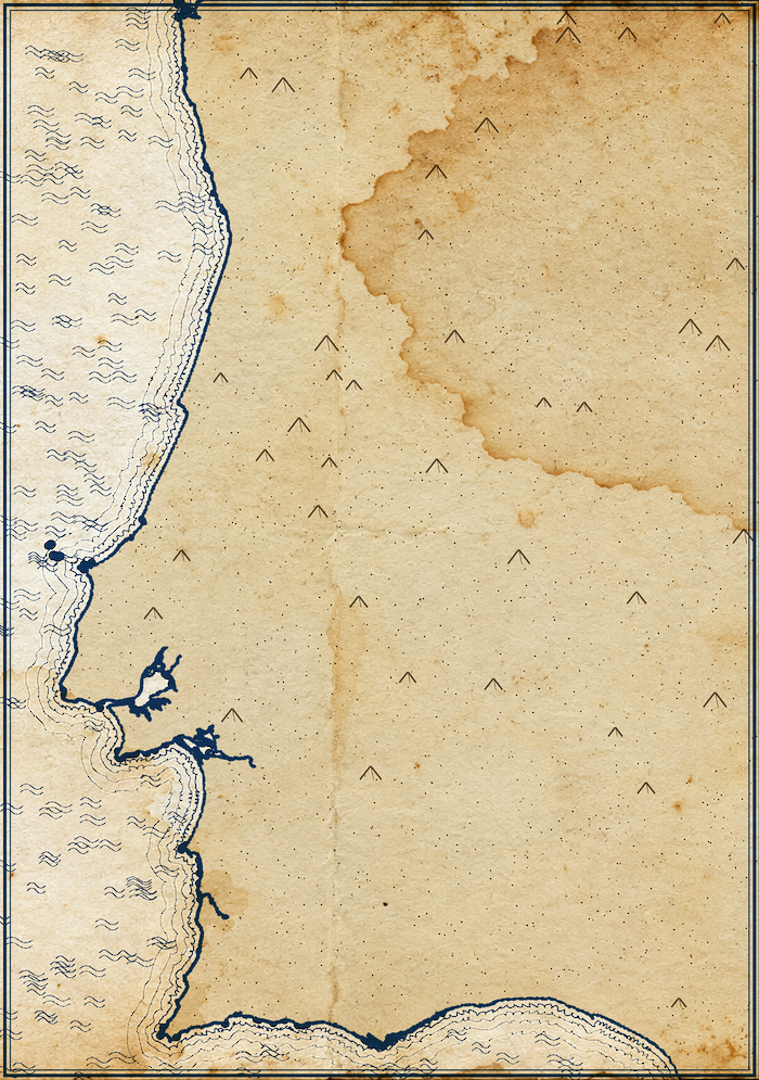 Outline of Portugal: Lisbon on the Tagus estuary and Lagos on the Algarve coast to the south