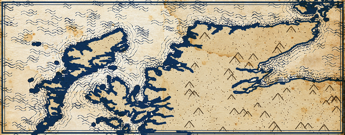 Outline of northern Scotland: Inverness on the Moray Firth and the Isle of Lewis in the Western Isles