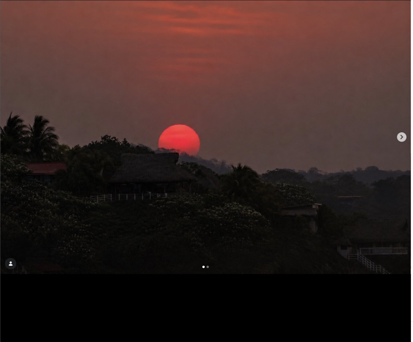 Sunset view from Rancho Agua Fria