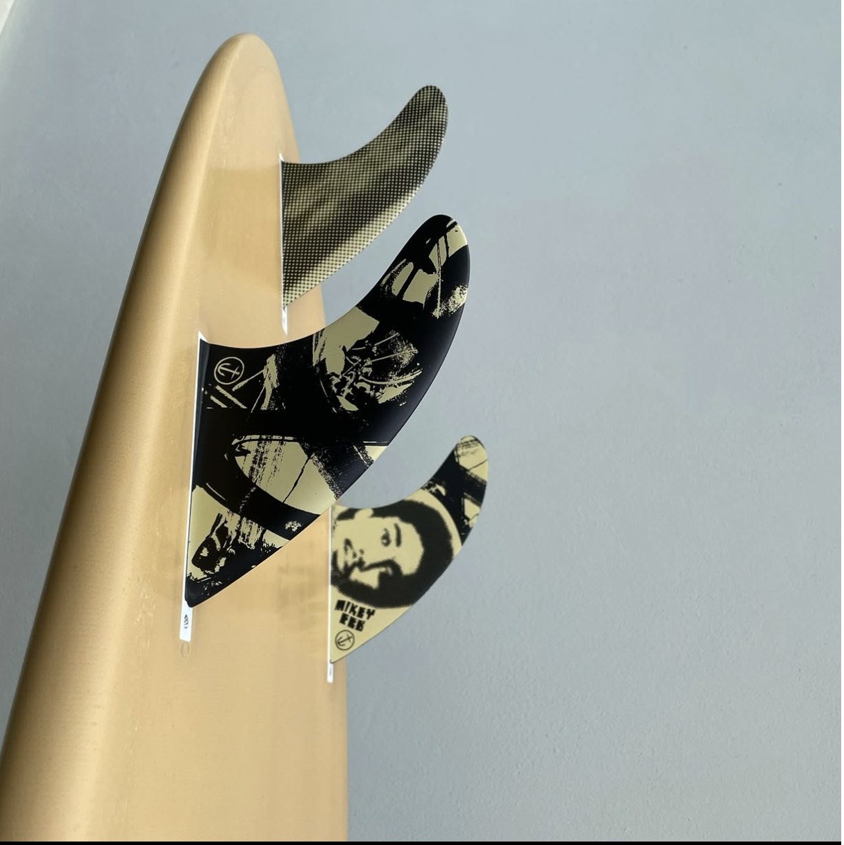 Surfboard fin detail at Popoyo Surf Shop