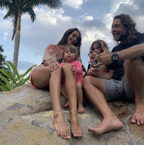 The Bocas Stoked Monkeys owners' family